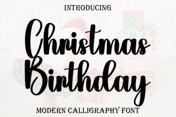 Celebrate with Flair: The Christmas Birthday Font Experience