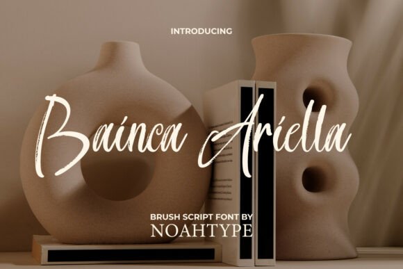 Discover Bainca Ariella: A Dynamic Brush Script Font