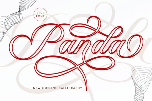 Discover Panda Outline: A Script Font with Timeless Appeal