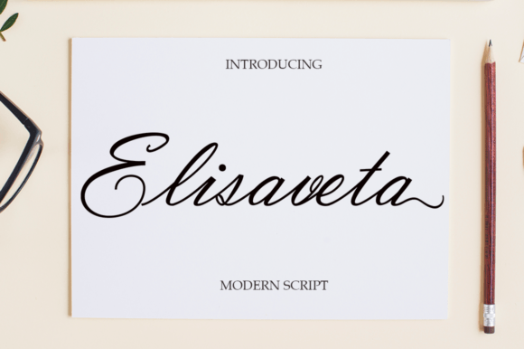 Elisaveta: The Modern Script Font Redefining Elegance