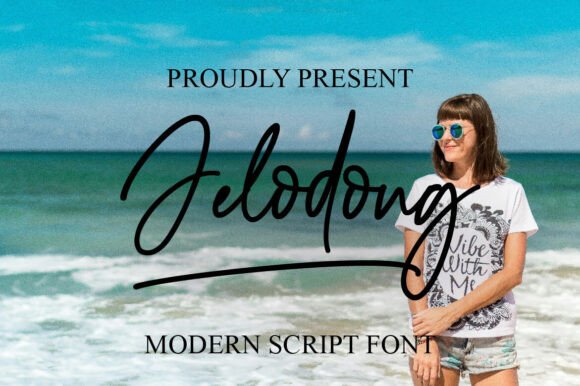 Jelodong: A Modern Script Font for Elegant Branding