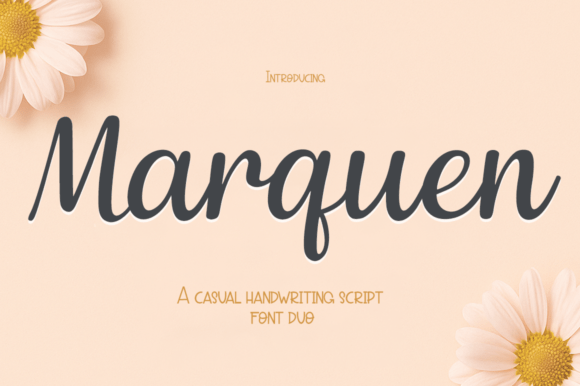 Marquen: A Font Duo for Handwritten Elegance