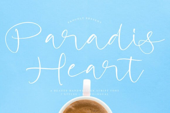 Paradisheart Regular: The Gentle Script for Elegant Projects