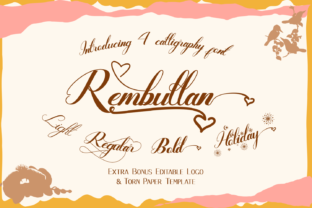 Rembullan: A Script Font That Brings Warmth to Modern Design