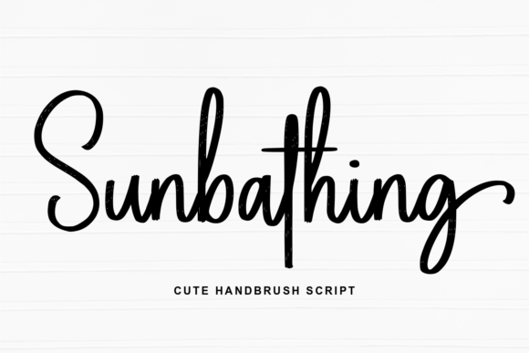 Sunbathing: The Handbrush Script That Brings Sunshine to Your Designs
