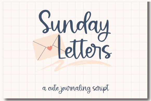 Sunday Letters: The Handwritten Script for Cricut & Creative Projects
