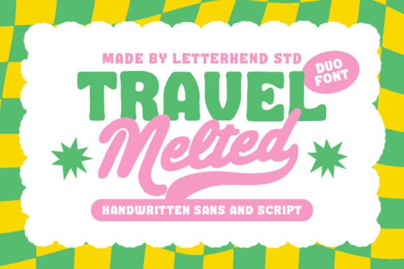Travel Melted: A Font That Brings Playful Energy to Your Projects