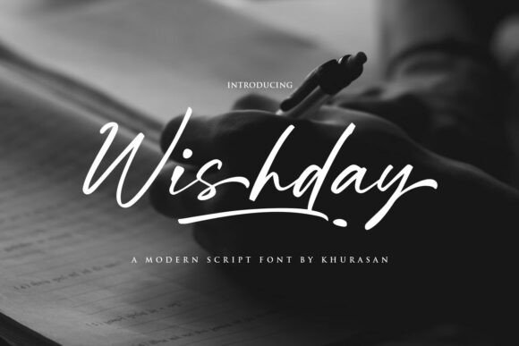 Wishday: The Modern Handwritten Font for Authentic Design