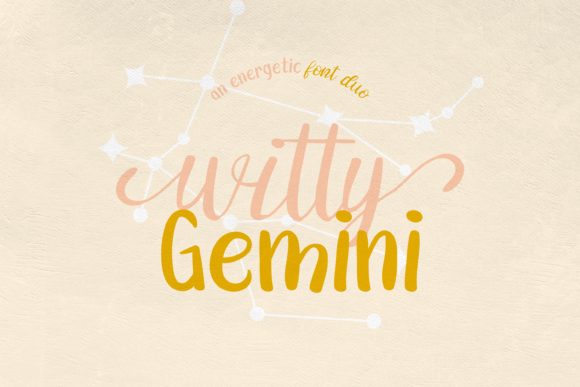 Witty Gemini Duo: A Font Pairing for Modern Creatives